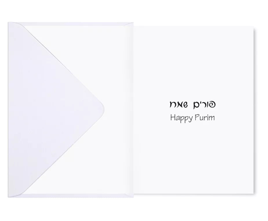 Purim Pack of 5 Cards - 3 Design's