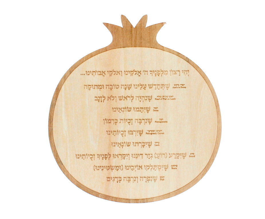 Rosh Hashanah Simanim Card