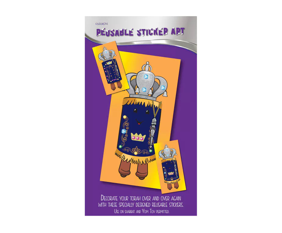 Reusable Sticker Art - Torah