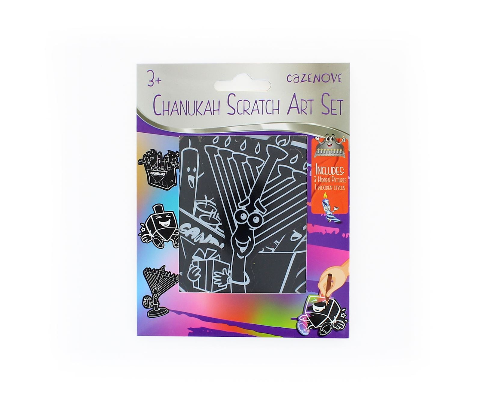 Chanukah Scratch Art Set