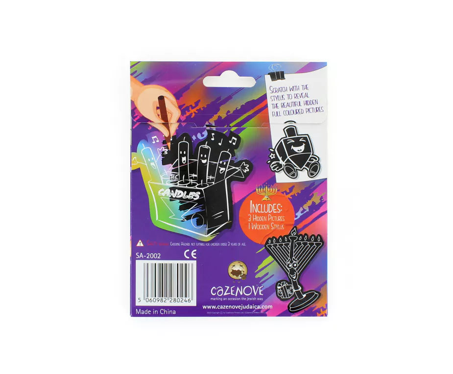 Chanukah Scratch Art Set