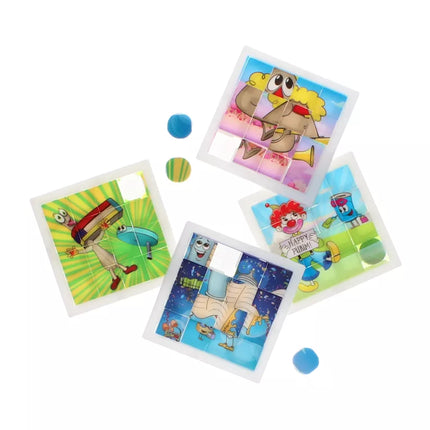 Purim Sliding Puzzles - 4 PK