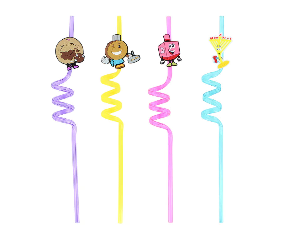 Chanukah Straws - 4 Styles