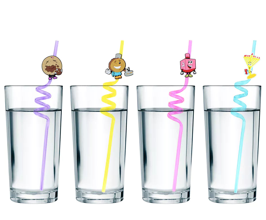 Chanukah Straws - 4 Styles
