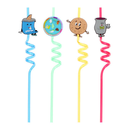 Passover Character Straws