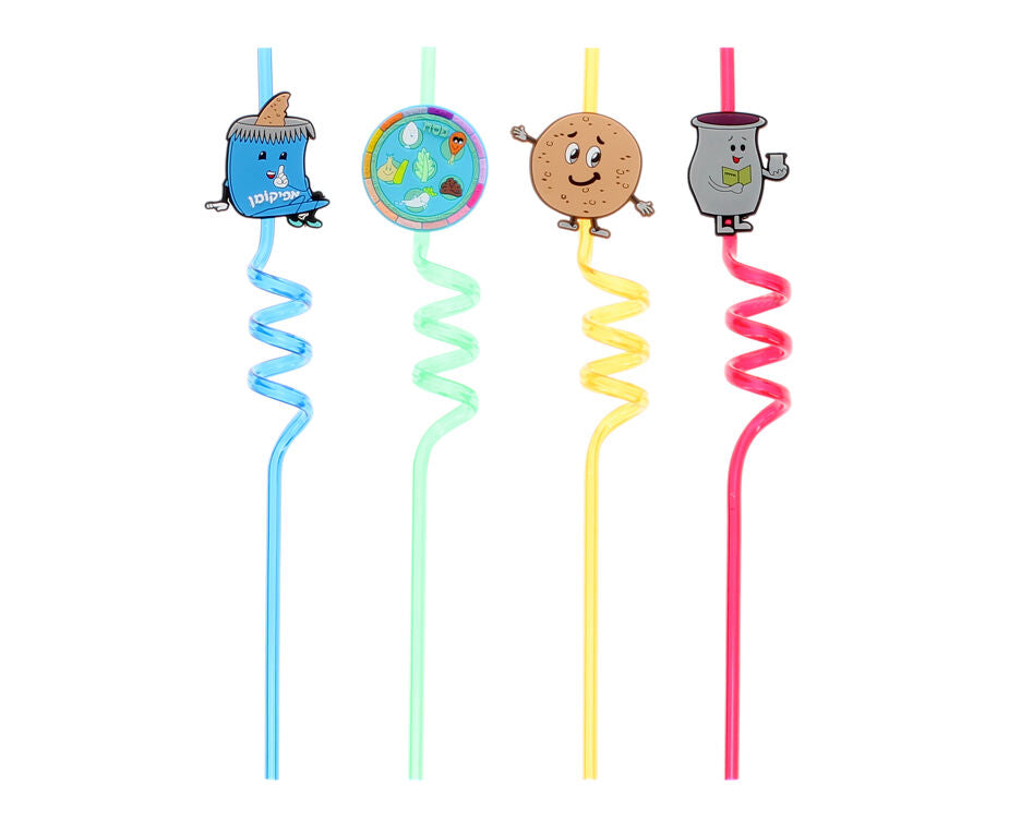 Passover Character Straws
