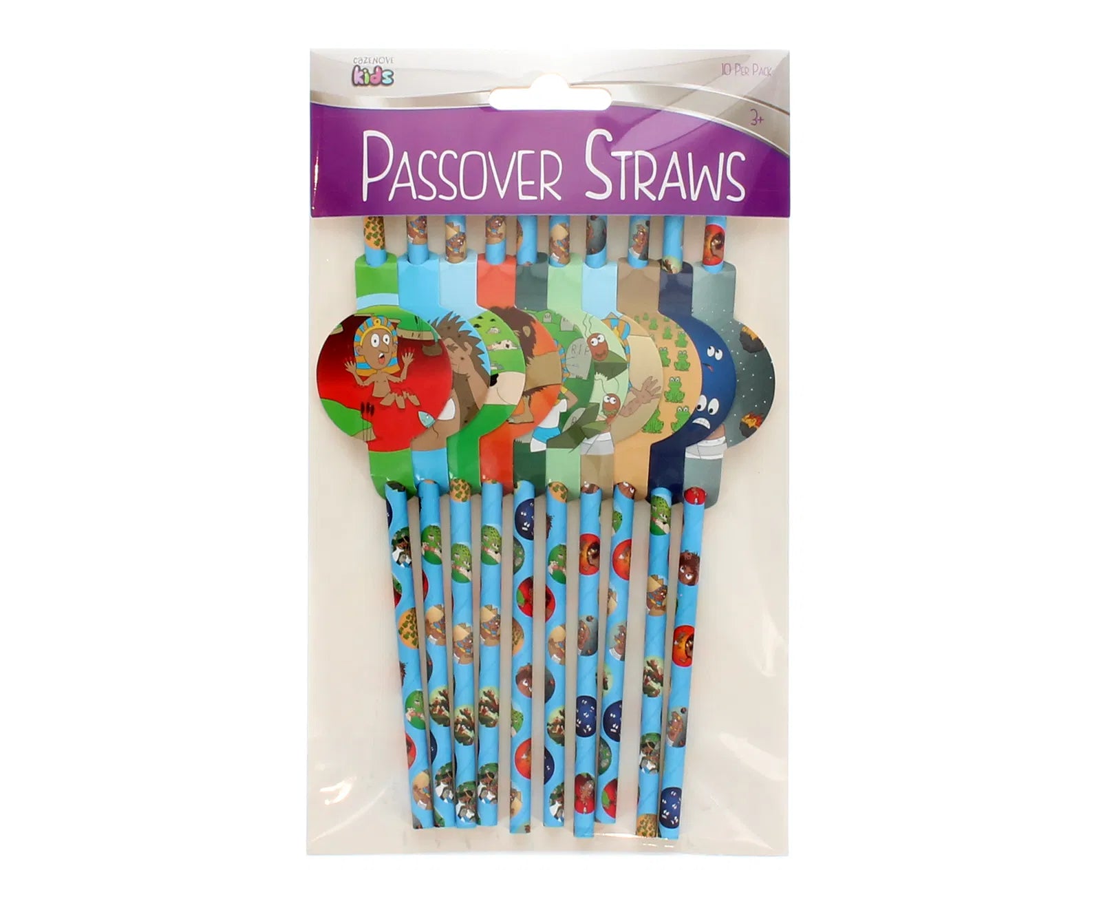 Passover 10 Plagues Straws