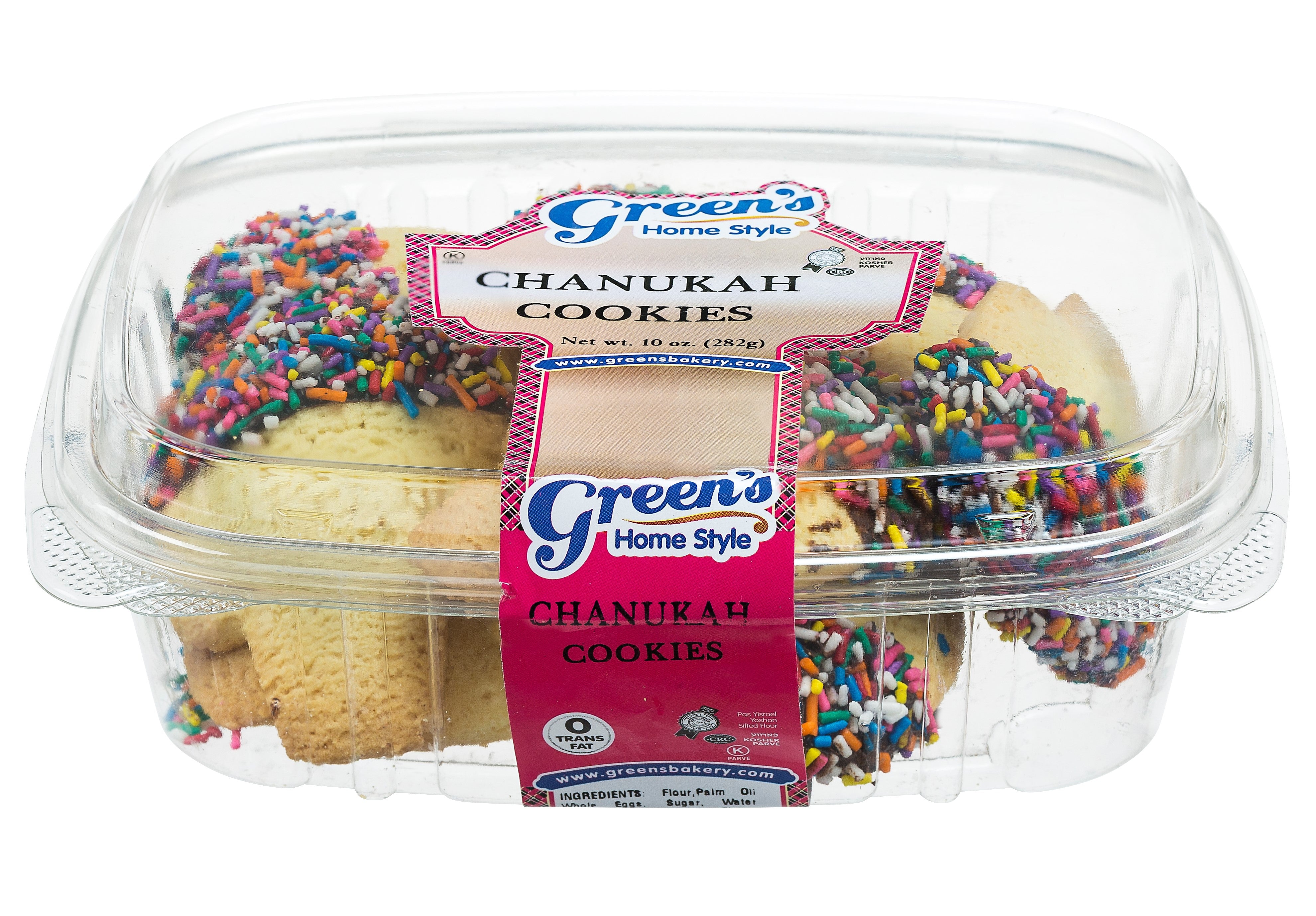 Chanukah Cookies - Chocolate Dipped with Sprinkles