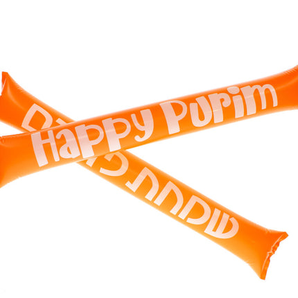 Purim Thunder Clapper Sticks - 2PK