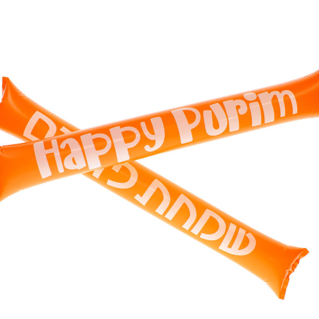 Purim Thunder Clapper Sticks - 2PK