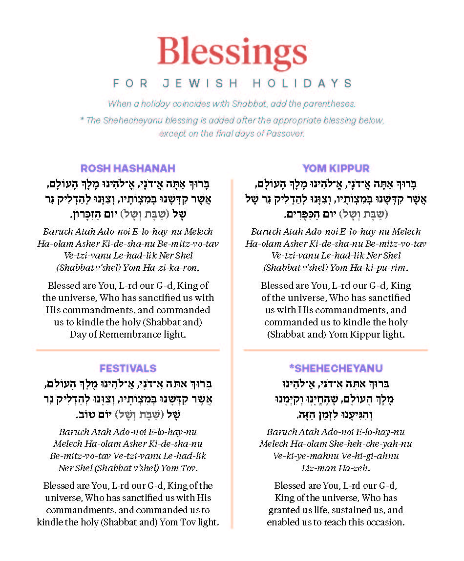 Shabbat Candle Table Tent