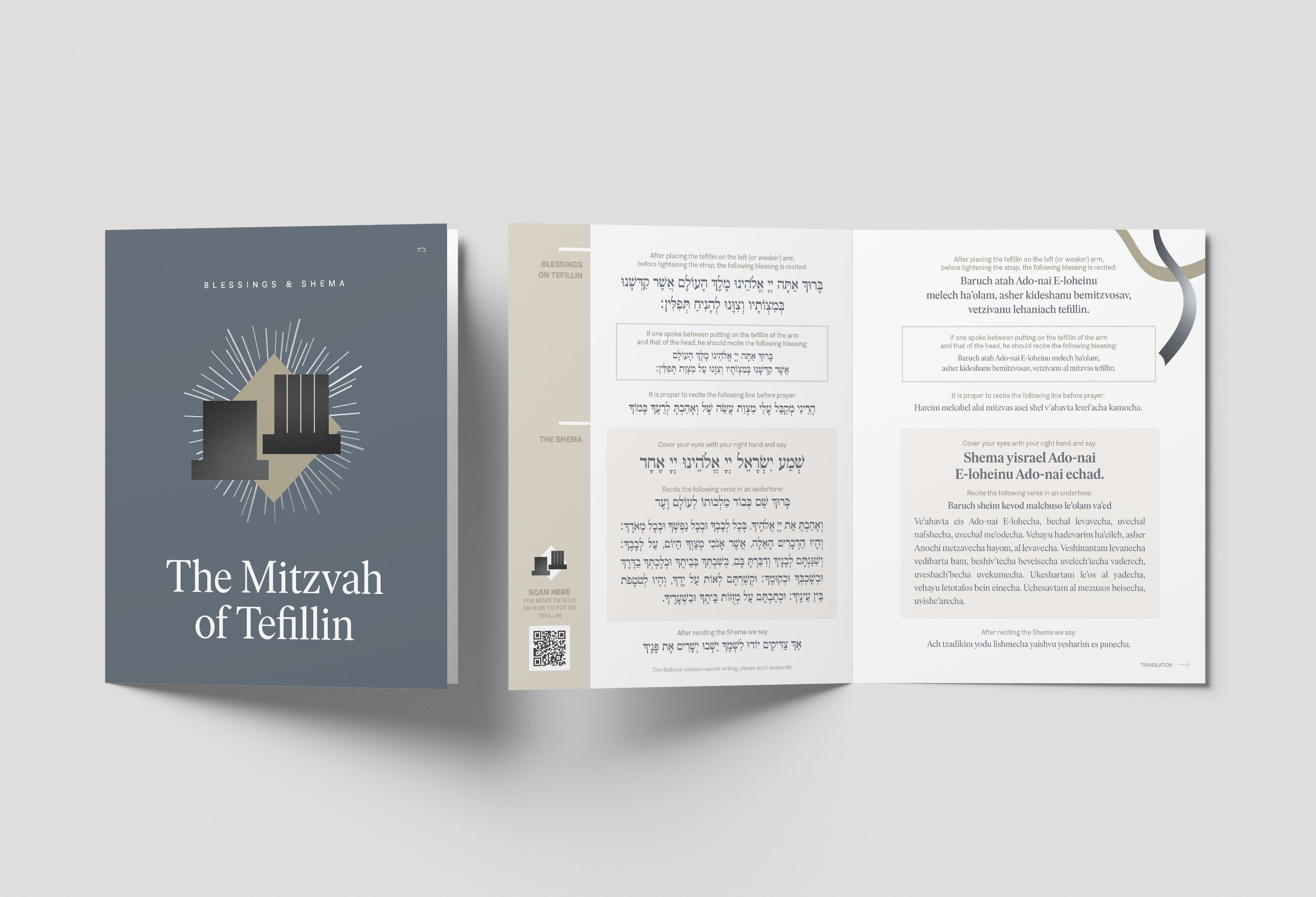 The Mitzvah of Tefillin - Shema Card