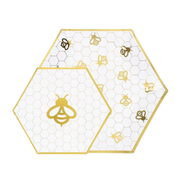 Rosh Hashana Paper Plate Bee Design