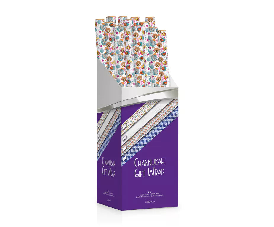 Chanukah Wrapping Paper 5 Styles