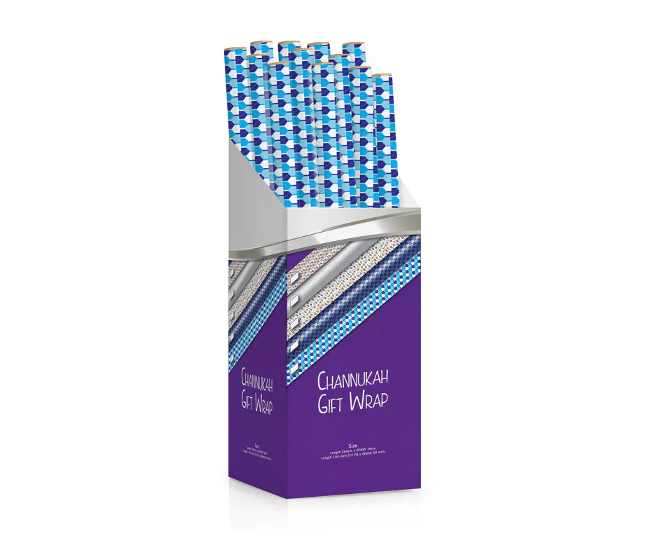 Chanukah Wrapping Paper 5 Styles