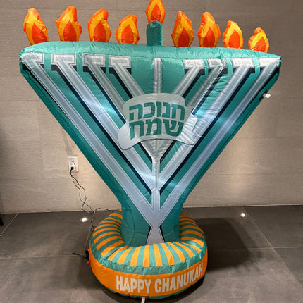 Inflatable Menorah Display