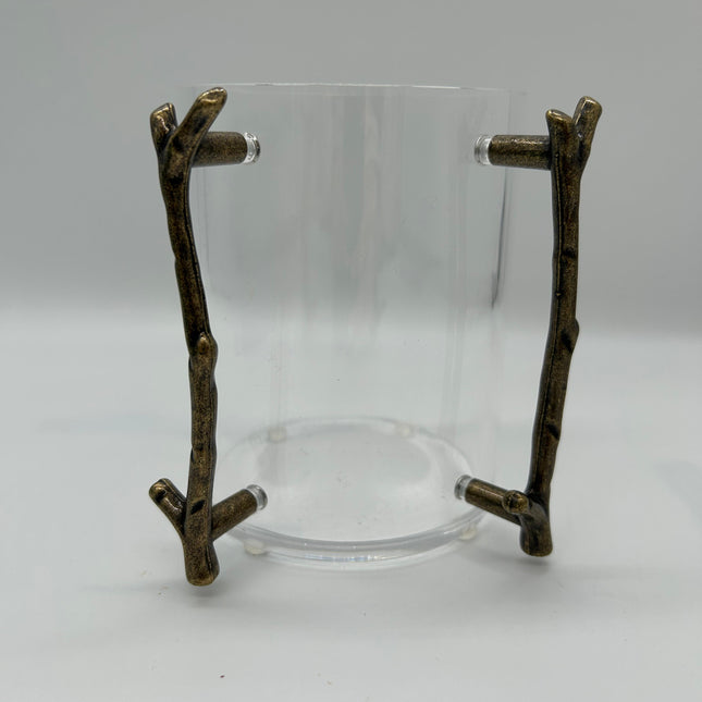 Acrylic Wash Cup - Bronze Handle