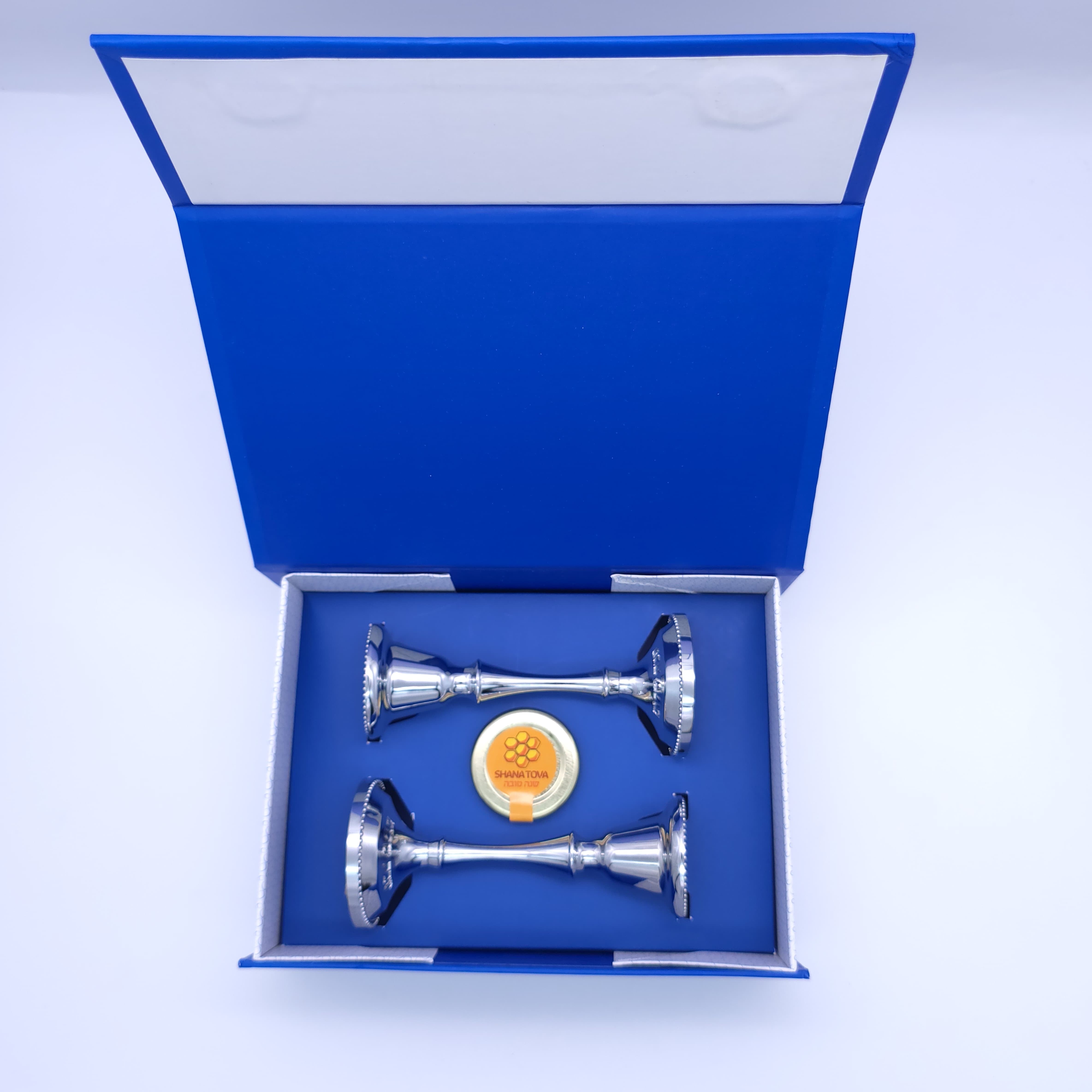 Rosh hashana Candlesticks & Honey Gift box
