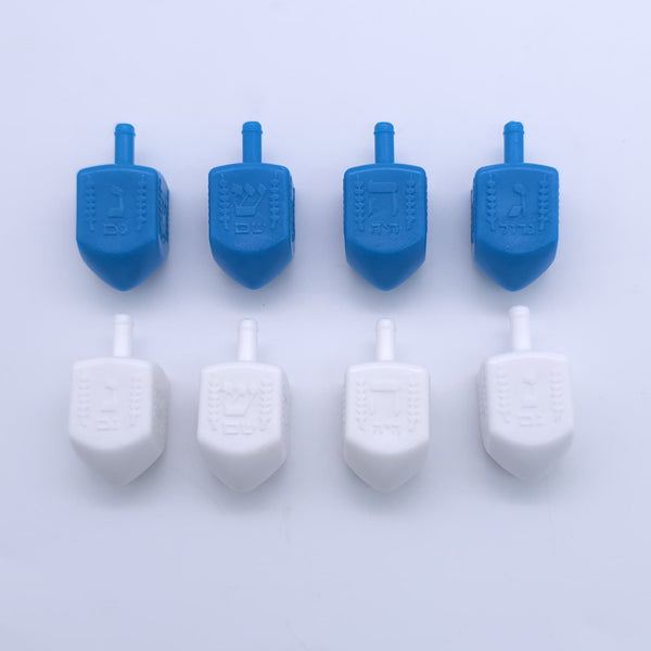 Blue & White Assorted Dreidels 100 Pack