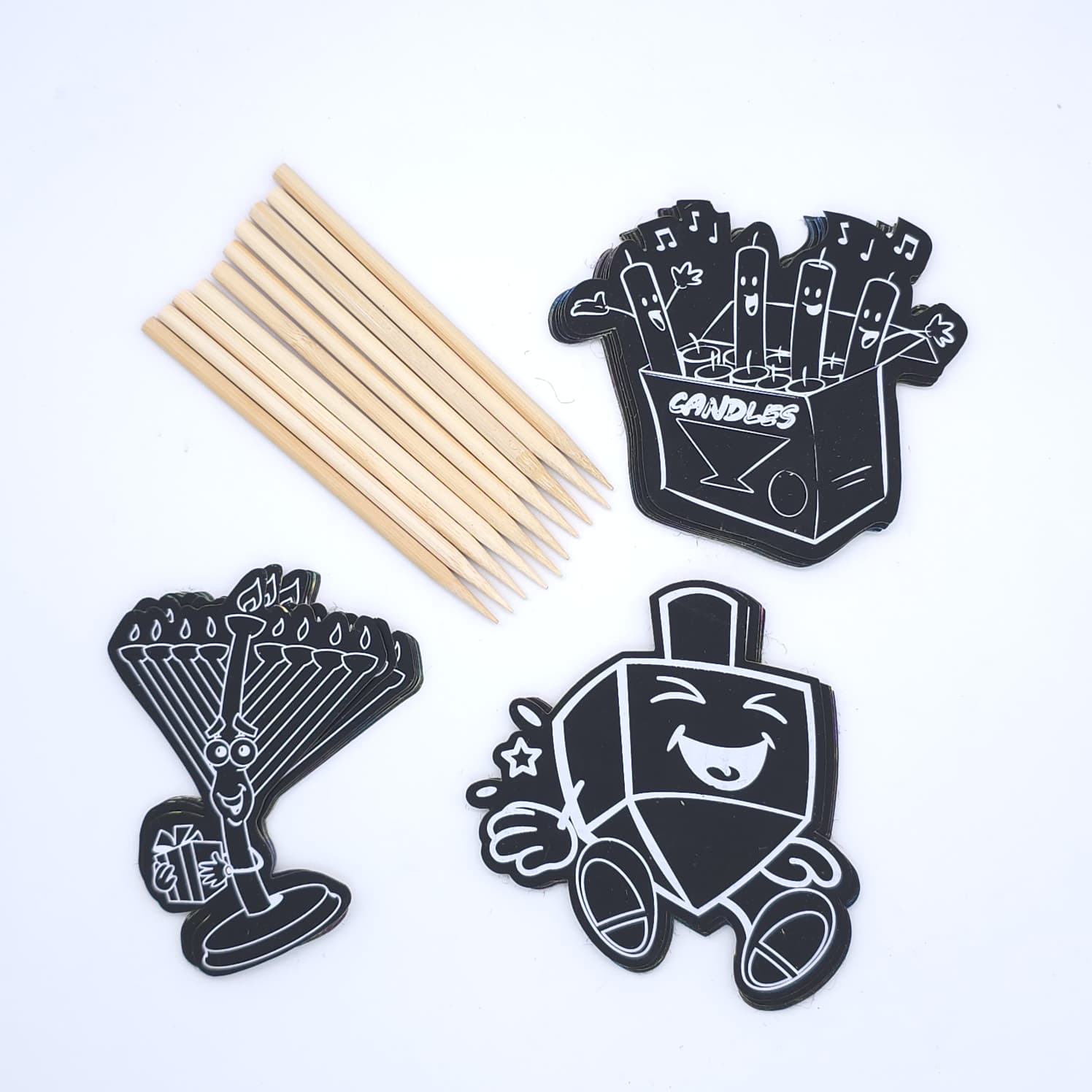Chanukah Scratch Art Bulk 30PC