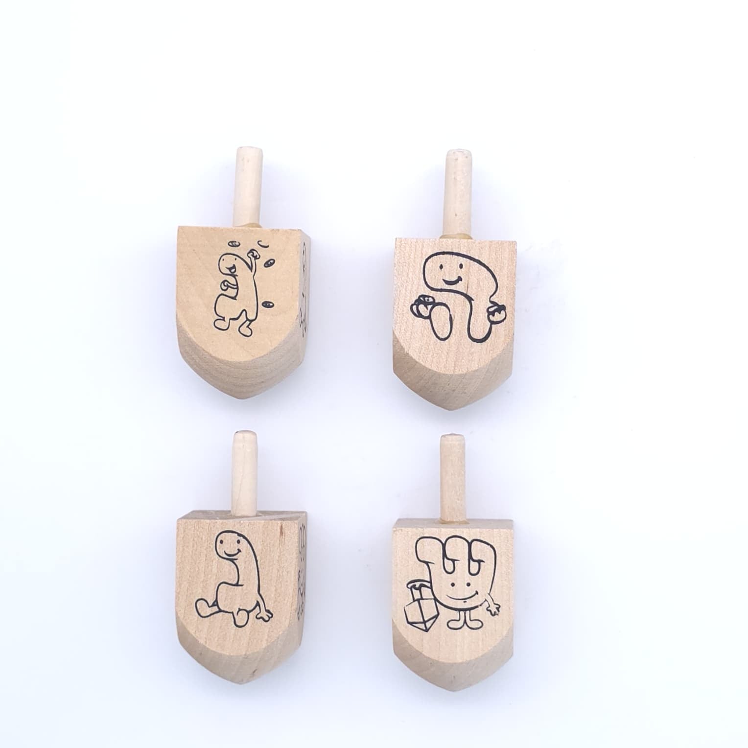 Decorate your own wooden Dreidel 25PK