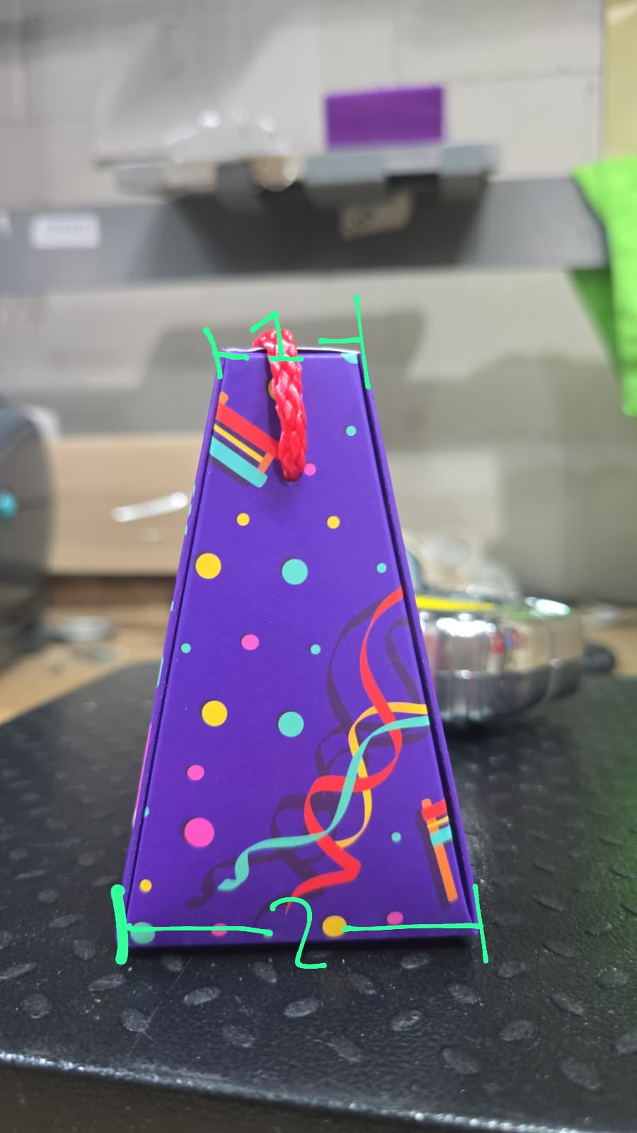 Small Triangle Purim Gift box 2 Styles