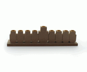 Create your Own Wood Menorah