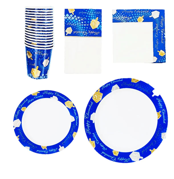 Chanukah Paper Goods Design #4