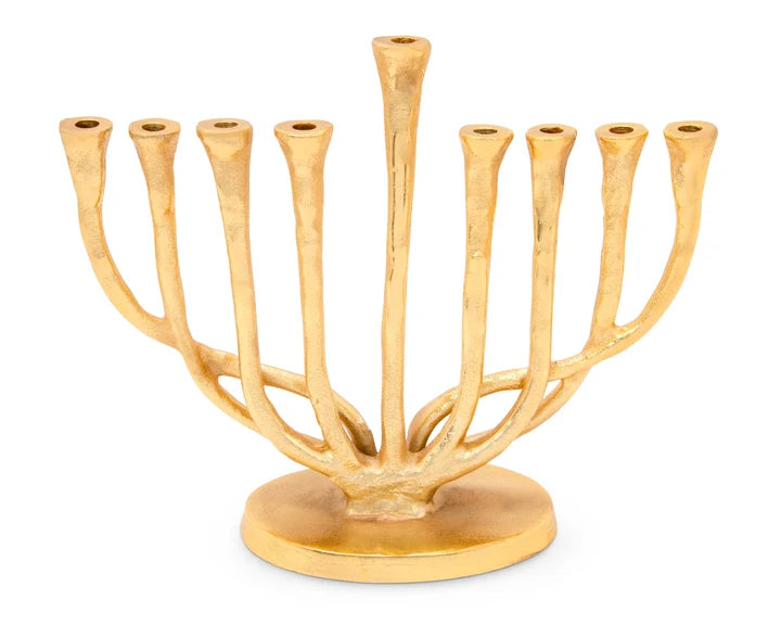 Gold Brass Menorah