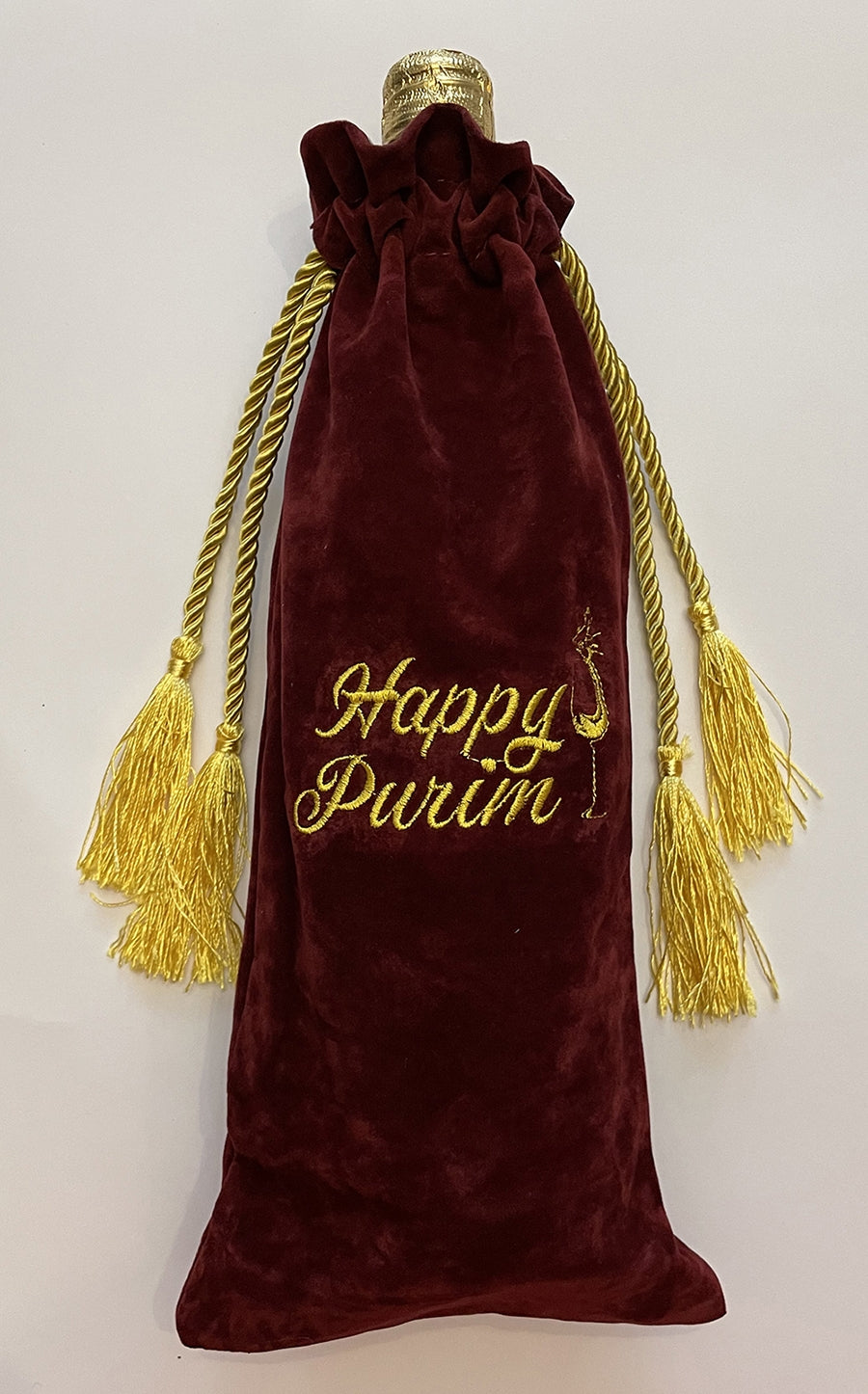 Velvet Wine Bag