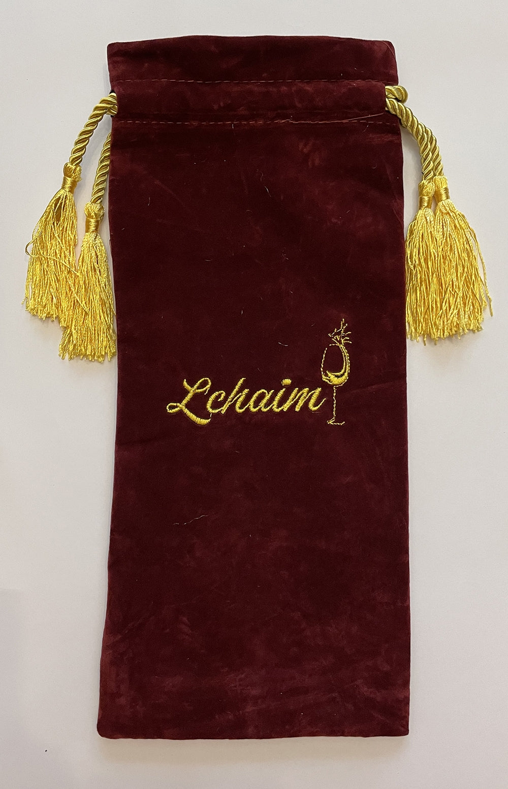 Velvet Wine Bag