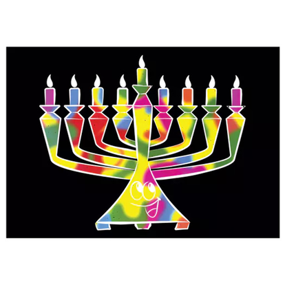 Menorah Scratch Art - 10 PK