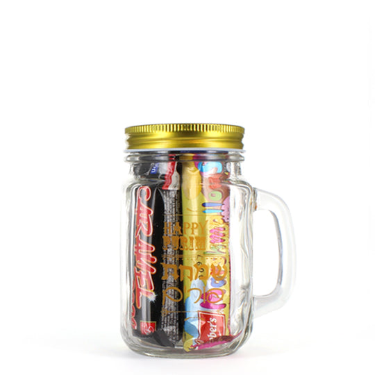 Purim Mason Jars - Case of 12