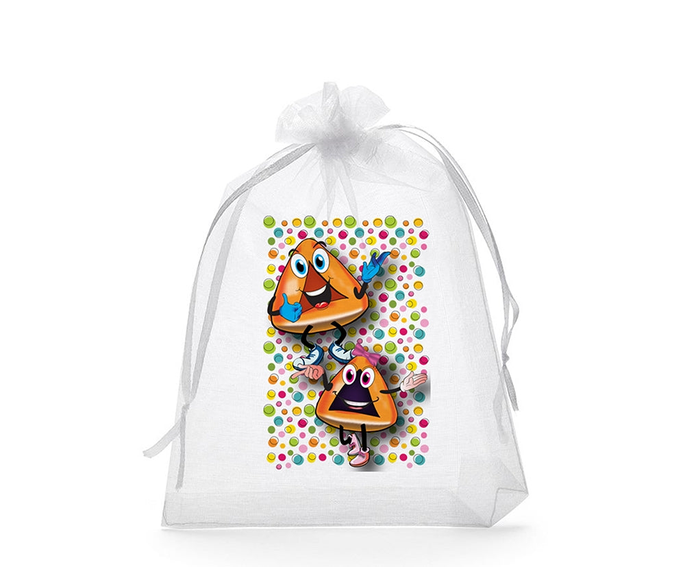 Purim Organza Bags 6PK
