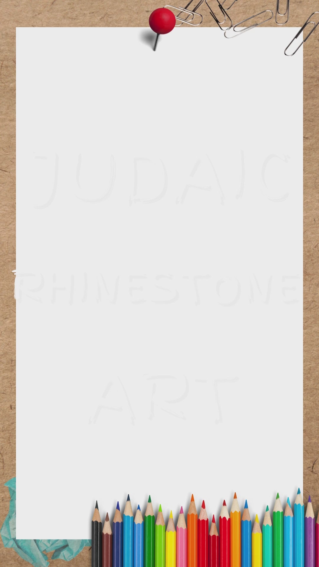 Load video: Rhinestone Crafts - Torah