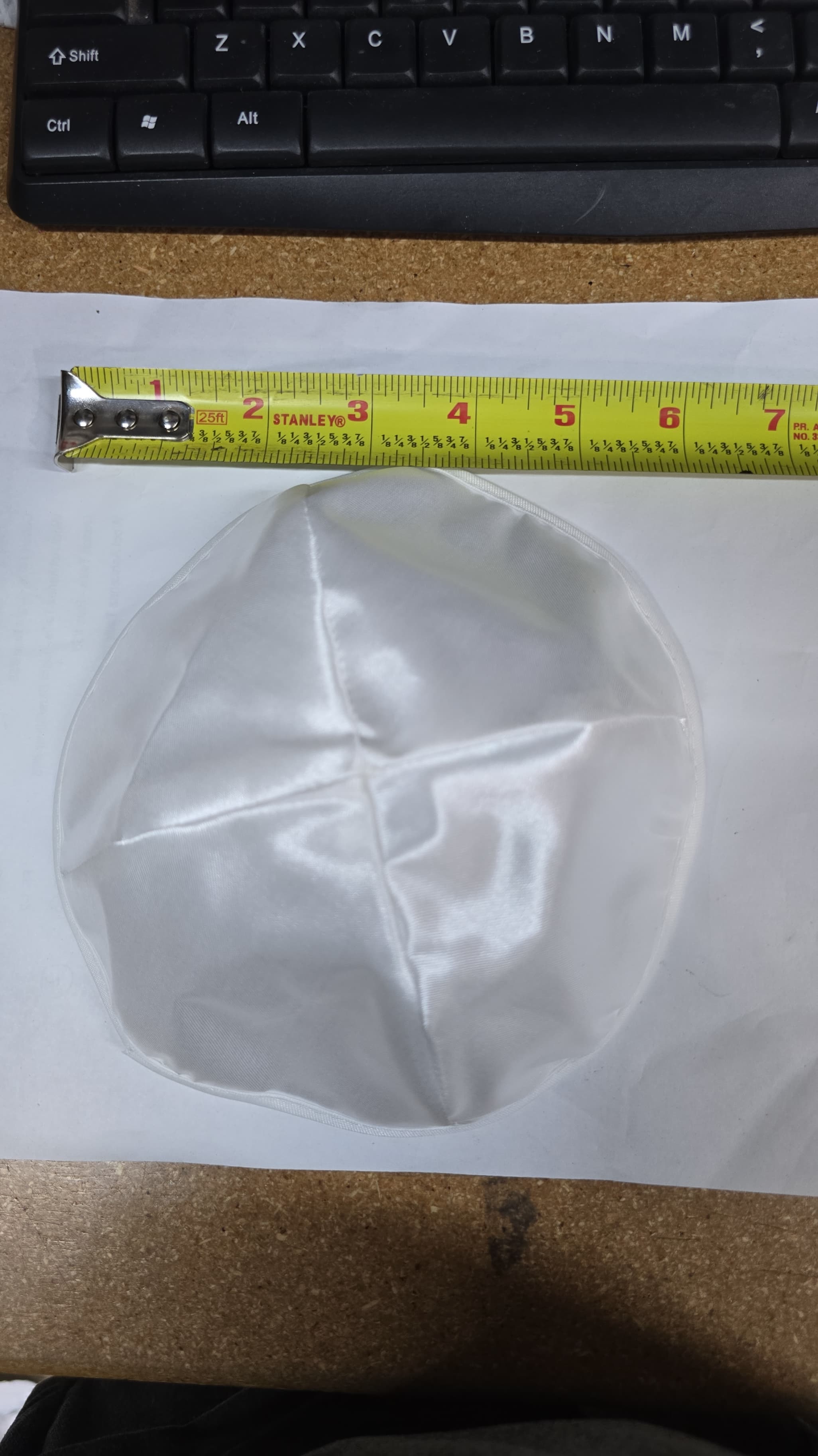 Plain Satin Kipa