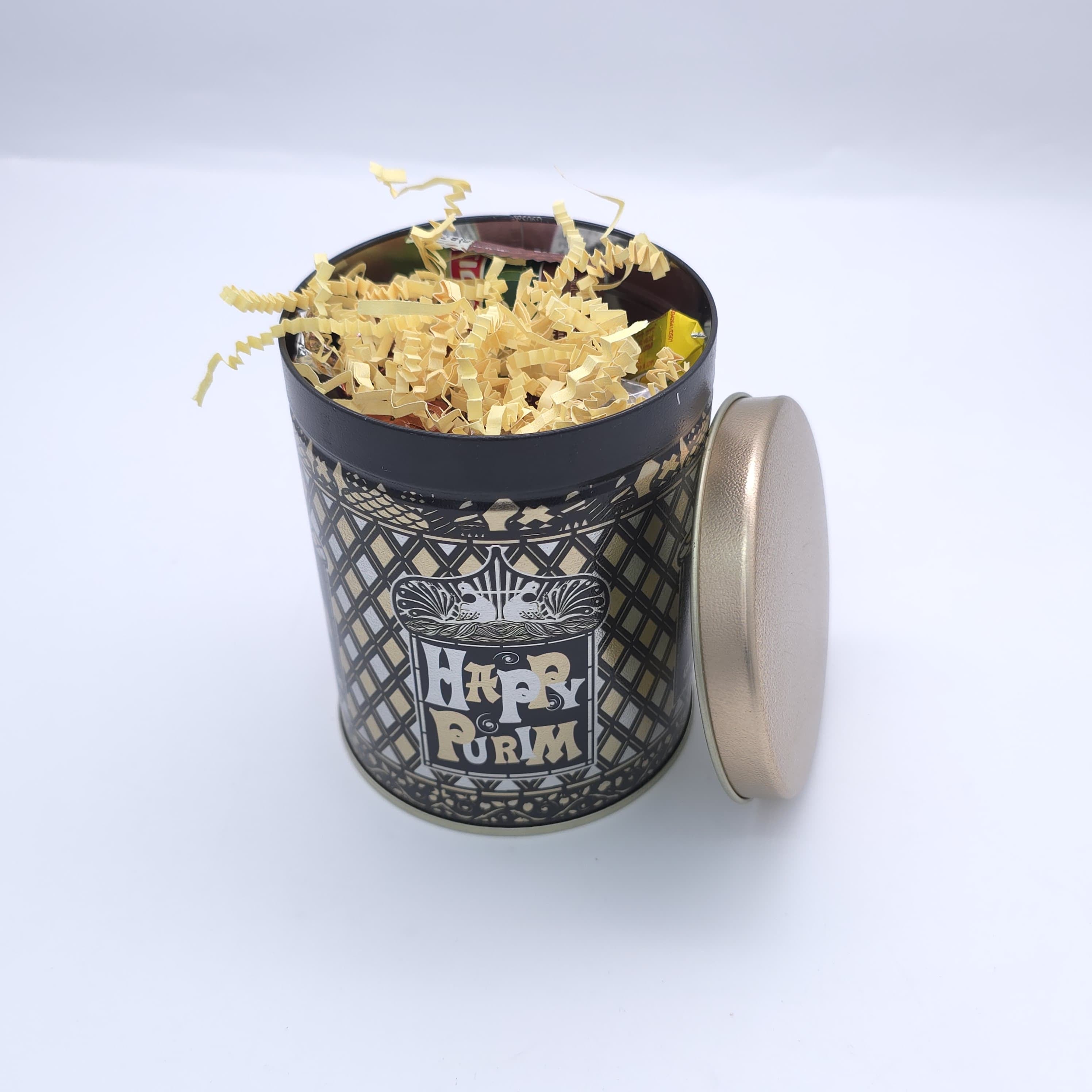 Exclusive Mishloach Manos Tin Can - Singles