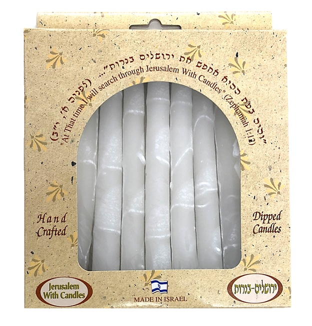 Hand Dipped Color Candles Pack of 8