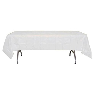 Disposable Plastic Tablecloth - 12PK