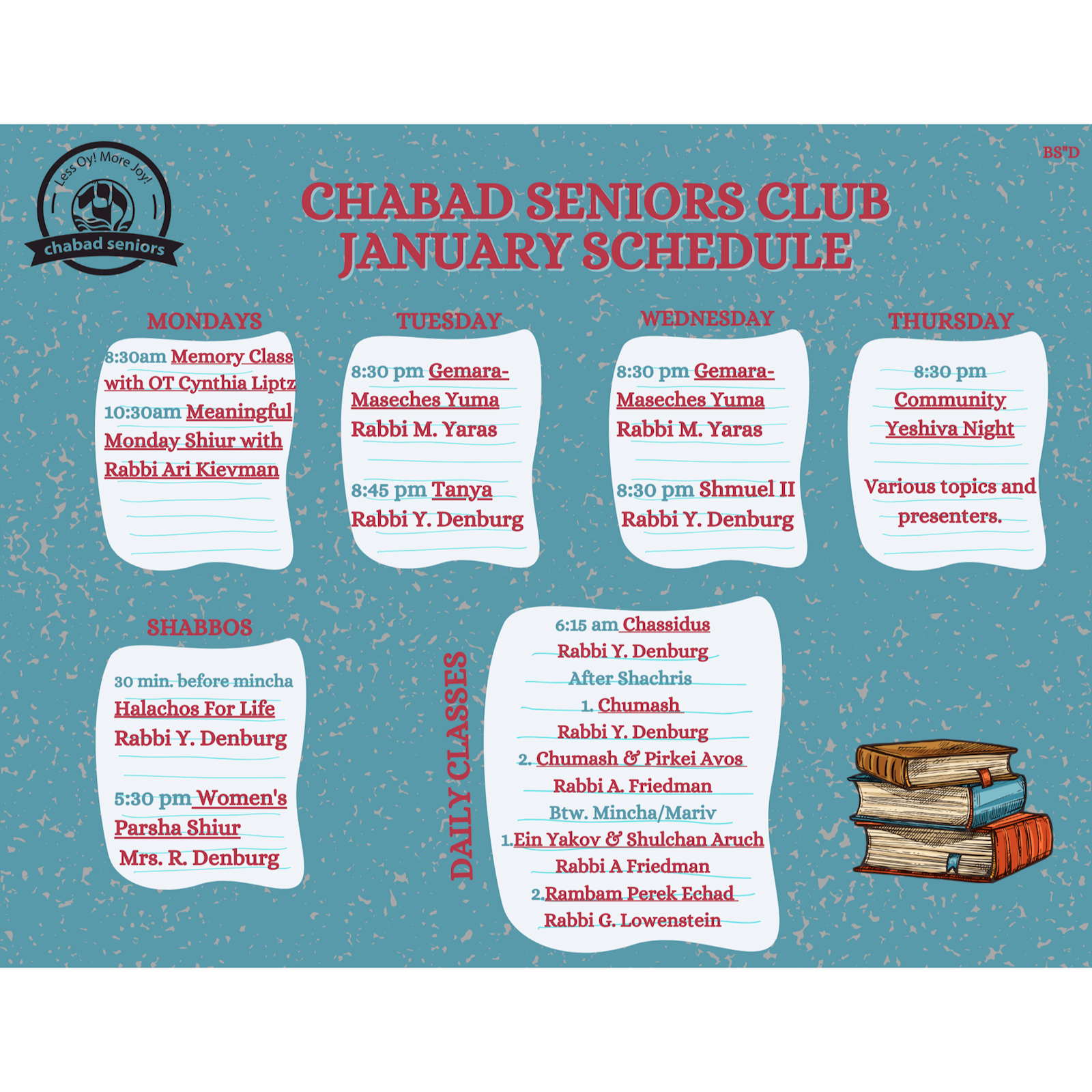 Class - Scedule #1 - Flyer
