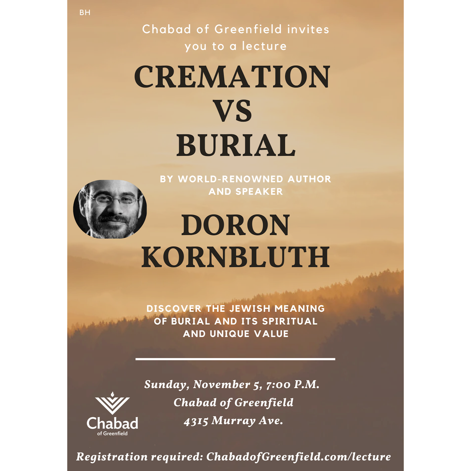 Lecture - Cremation Vs. Burial #1 - Flyer