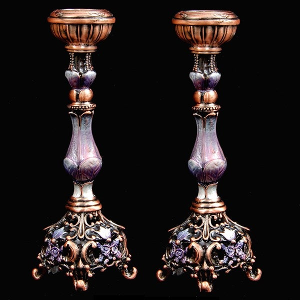 Jeweled Candlestick - PAIR 1131