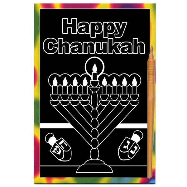 Chanukah Scratch Art Bulk