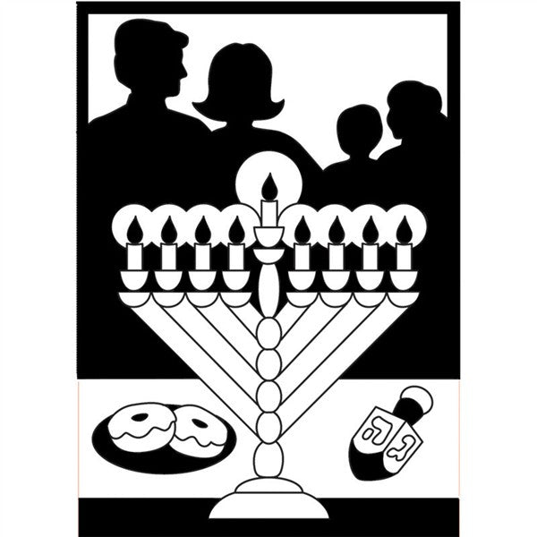 Chanukah Celebration Velvet Art