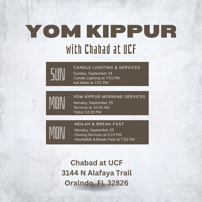 Yom Kippur - Social Media Post #1 - Social Media