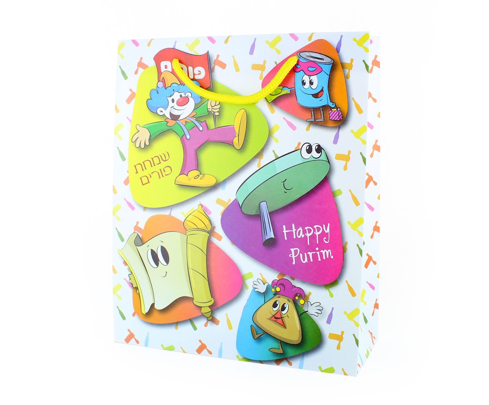 Purim UPVC Gift Bag - Hamantash 12PK