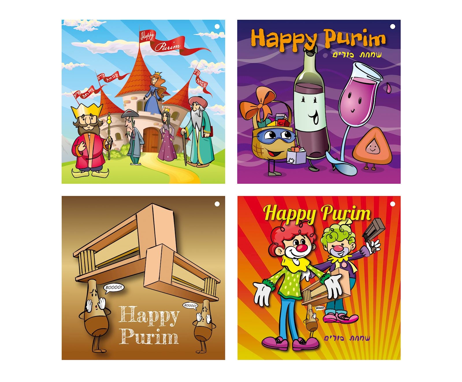 Gift Tags - Purim Character