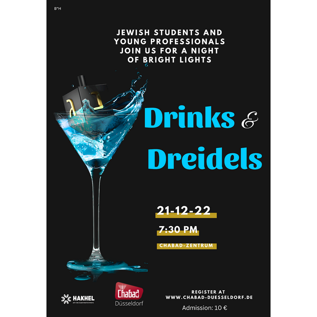 Chanukah - Drinks & Dreidels #4 - Flyer