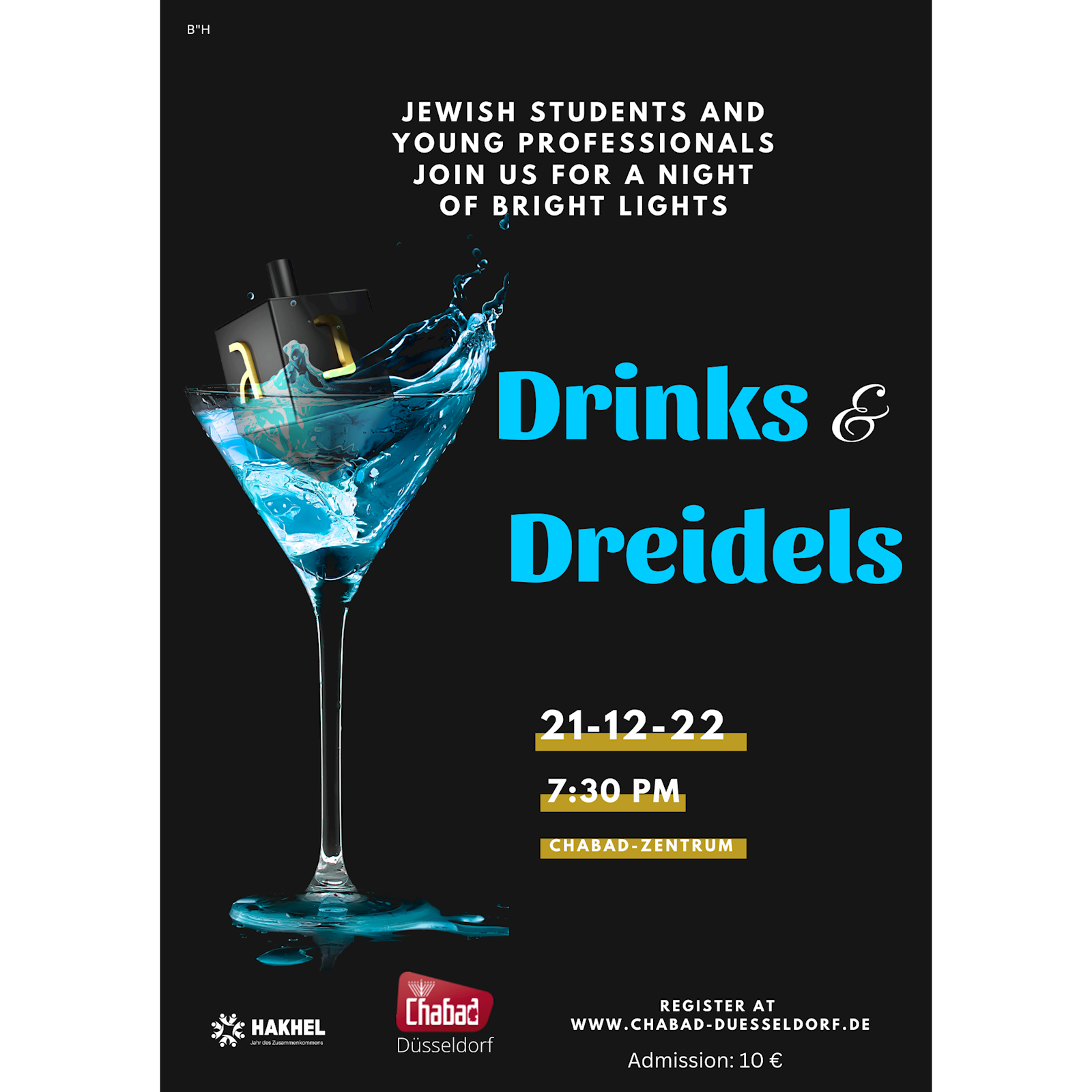 Chanukah - Drinks & Dreidels #4 - Flyer