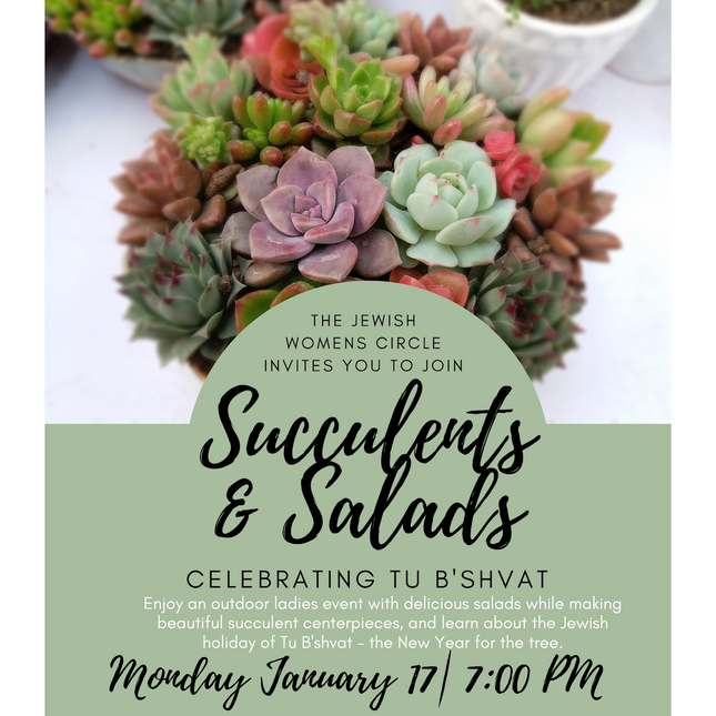 Women's Group - Succulents & Salads #1 - Social Media